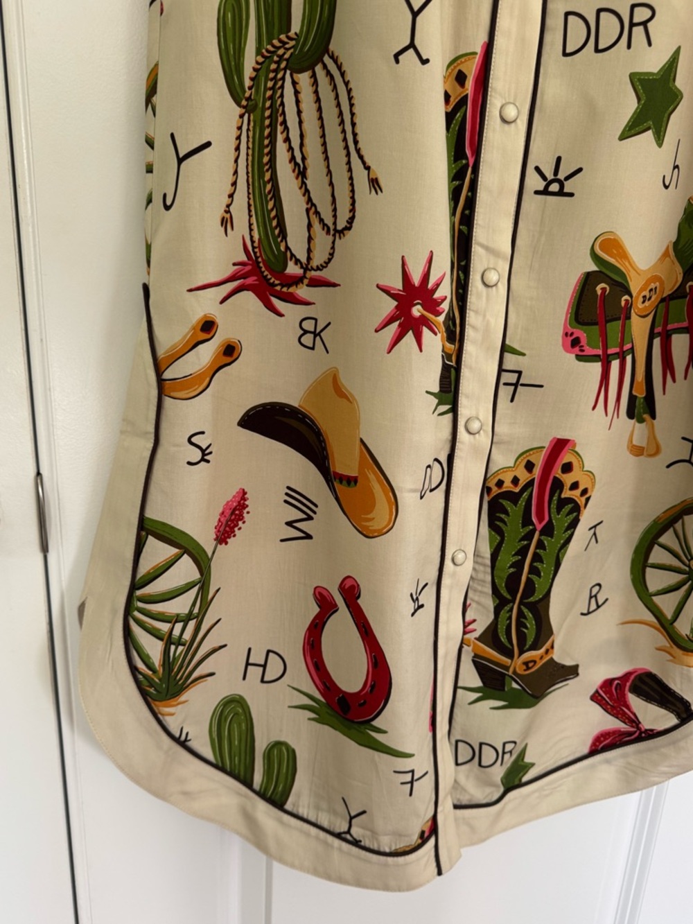 Double D Ranch Atomic Ranch Printed A-Line Skirt - Picture 7 of 16